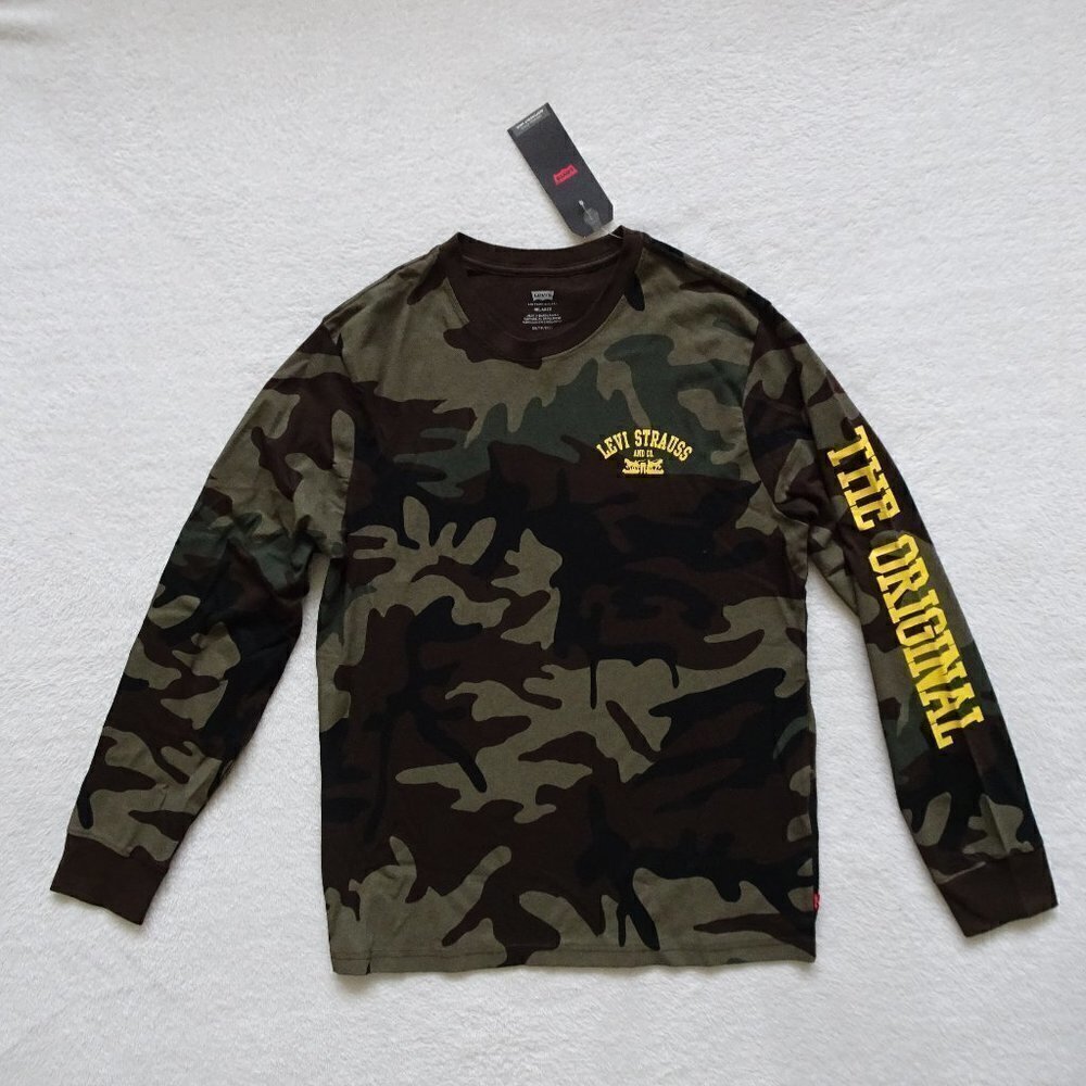 Levi's Camo Camouflage T-Shirt Mens Size XS